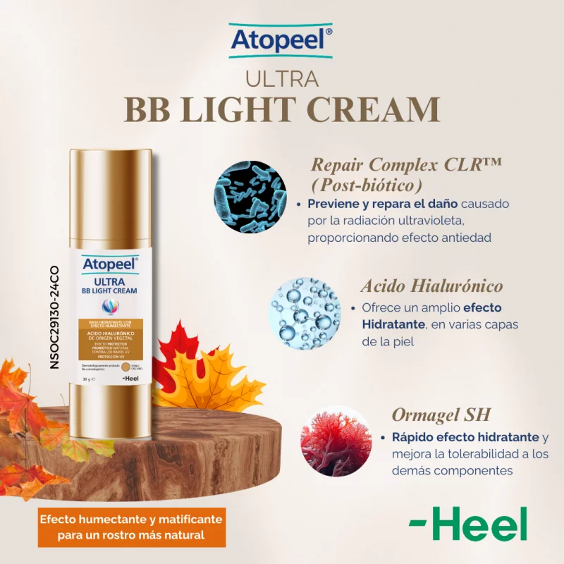 Atopeel BB Light Cream Tono Claro Heel - Imagen 5