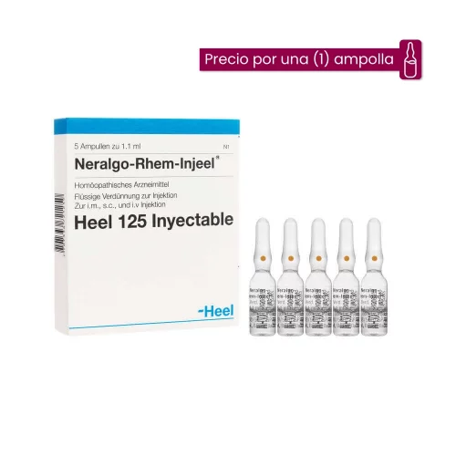 Neralgo Rhem Injeel Ampolla Medicamento Homeopático